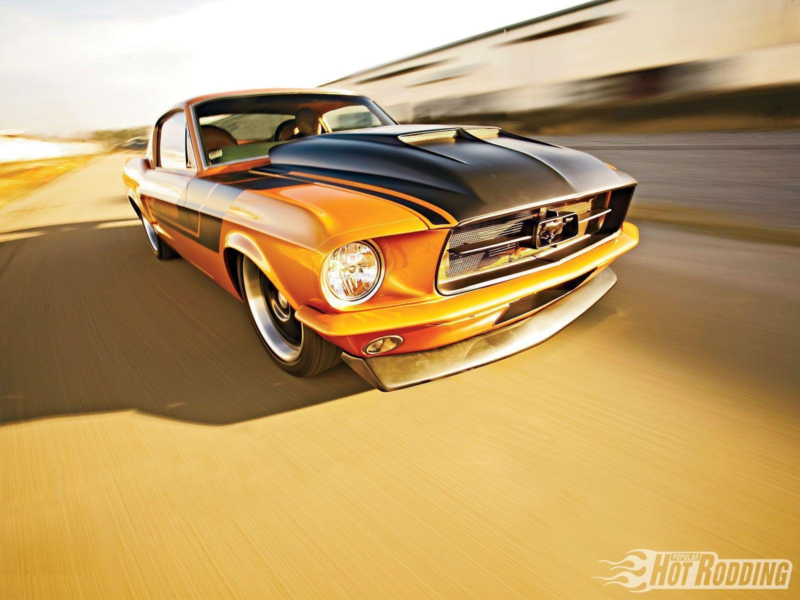 Mustang Fastback Hot Rod Muscle Cars X Wallpaper Background