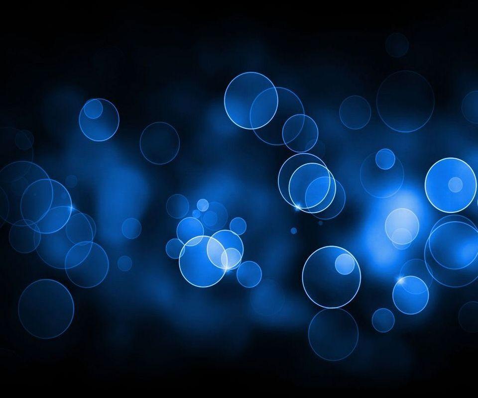 Blue Flare Android Wallpaper 960x800 Mobile Phone Image