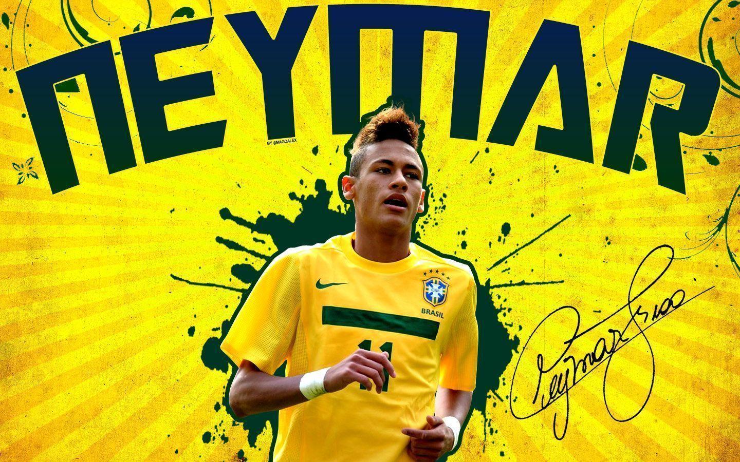 Neymar Brazil background wallpaper for computer