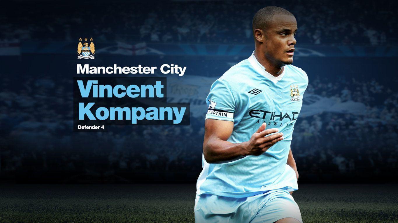 Manchester City player, Vincent Kompany wallpaper