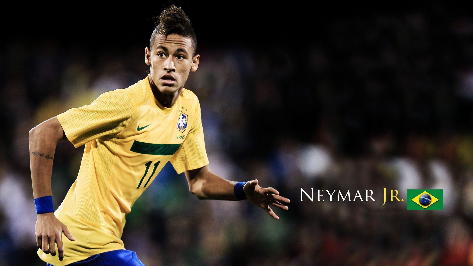 Neymar Brazil 2014 Scoring Wallpaper. Widescreen Wallpaper. High