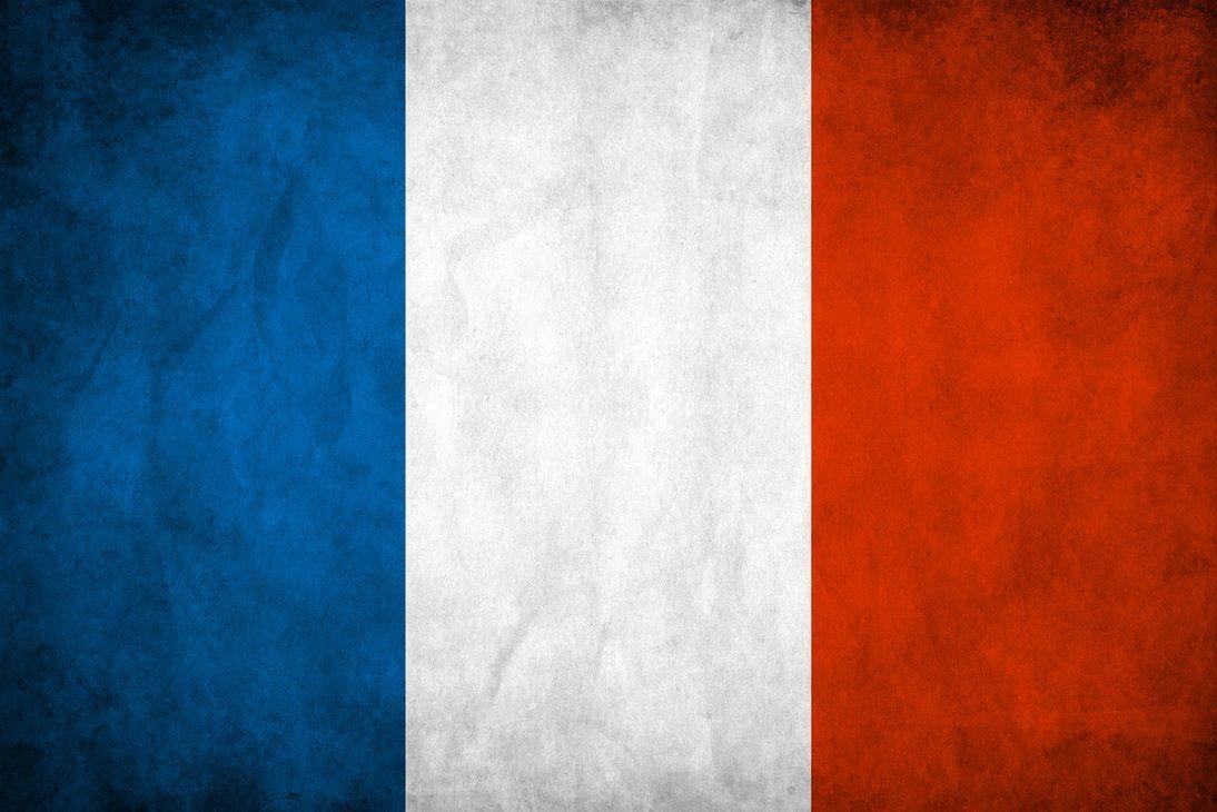 France Grunge Flag