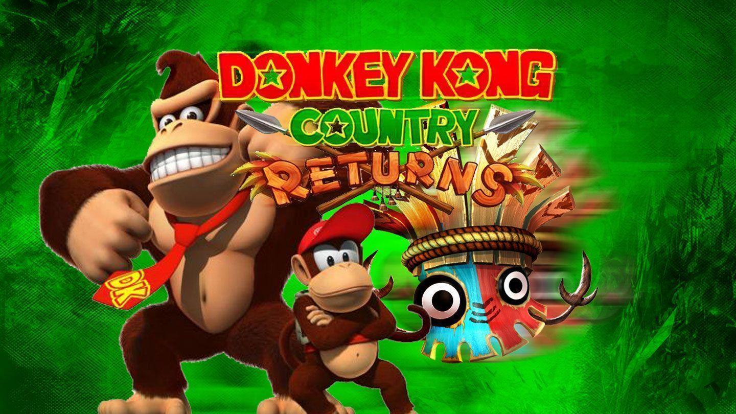 Games Wallpaper Kong Country Returns 1440x810 wallpaper