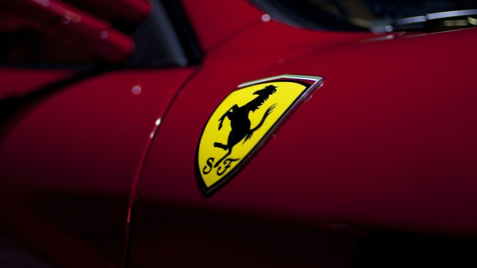 Ferrari Logo. HD Wallpaper (High Definition). iPhone HD