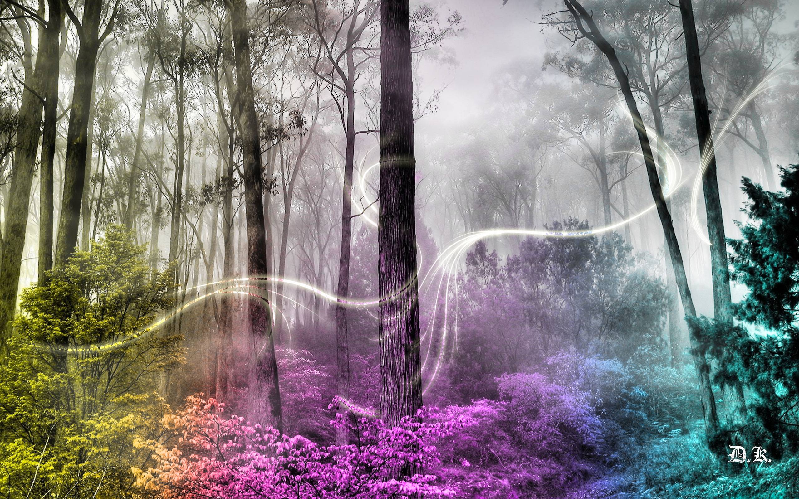 Wallpaper For > Enchanted Fairy Forest Background