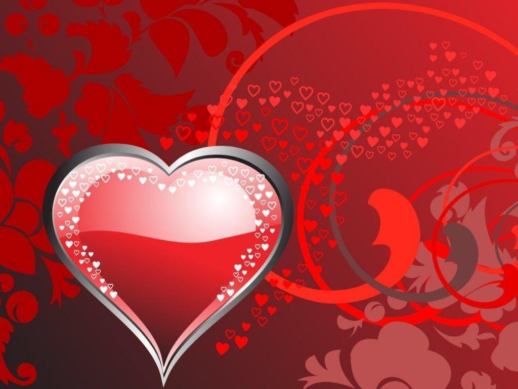 Wallpaper For > Background Love Red