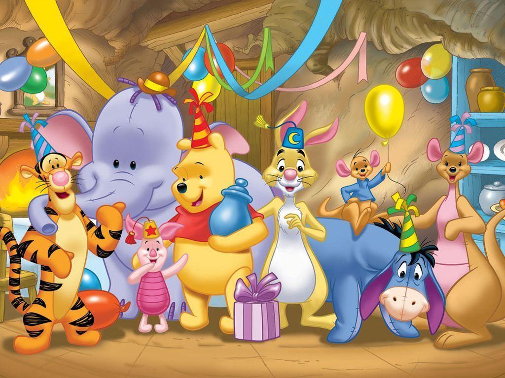 Winnie The Pooh 1024x768 Easter Cards Wallpaper