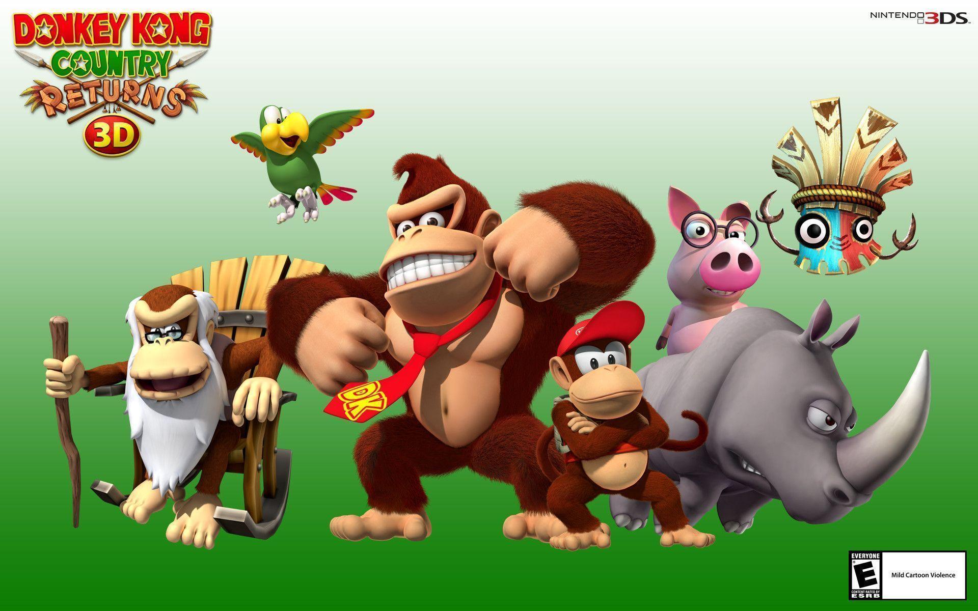 Donkey Kong Country Returns 3D Download Wallpaper Games