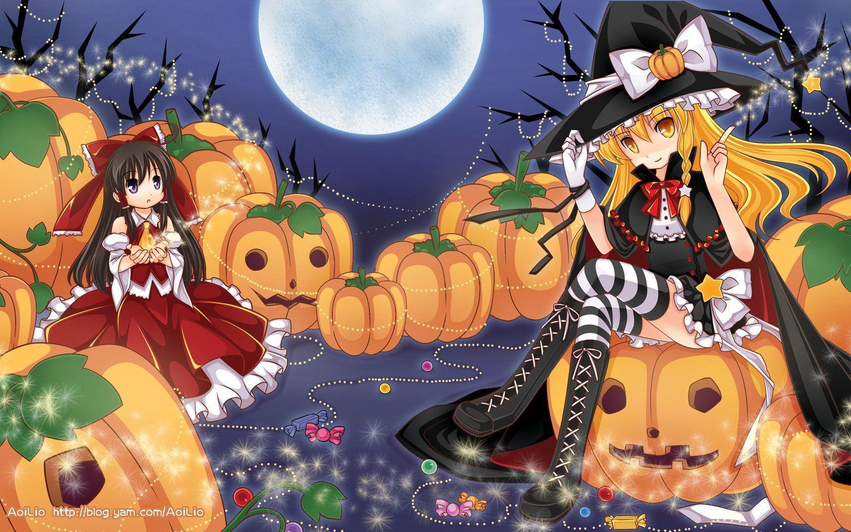 Halloween Anime Wallpapers - Wallpaper Cave