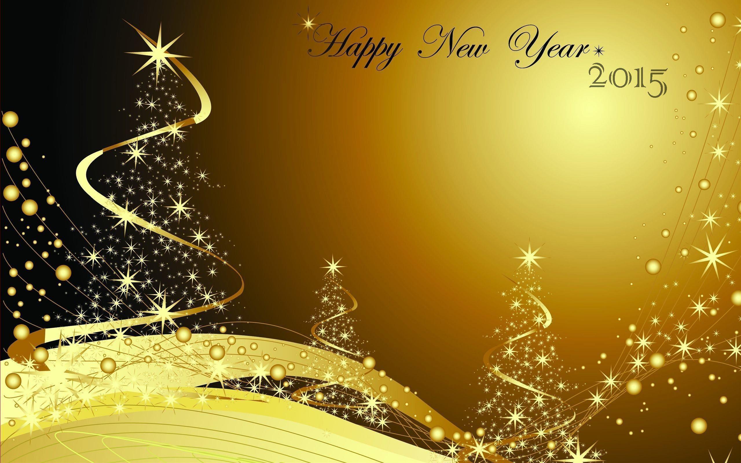 Happy New Year Golden Wallpaper 2015 Wallpaper computer