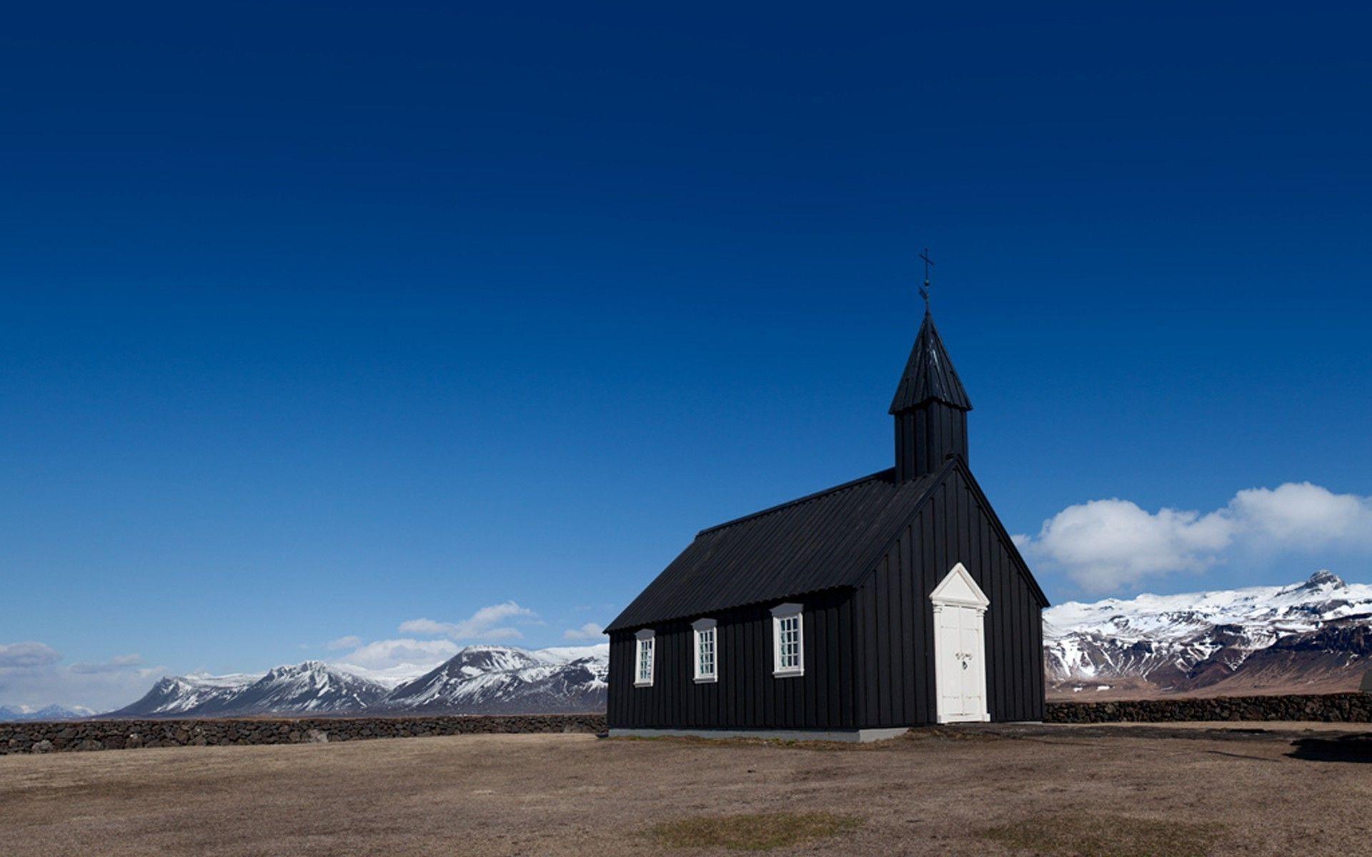 Church in the Mountains Wallpaper Wallpaper Inn