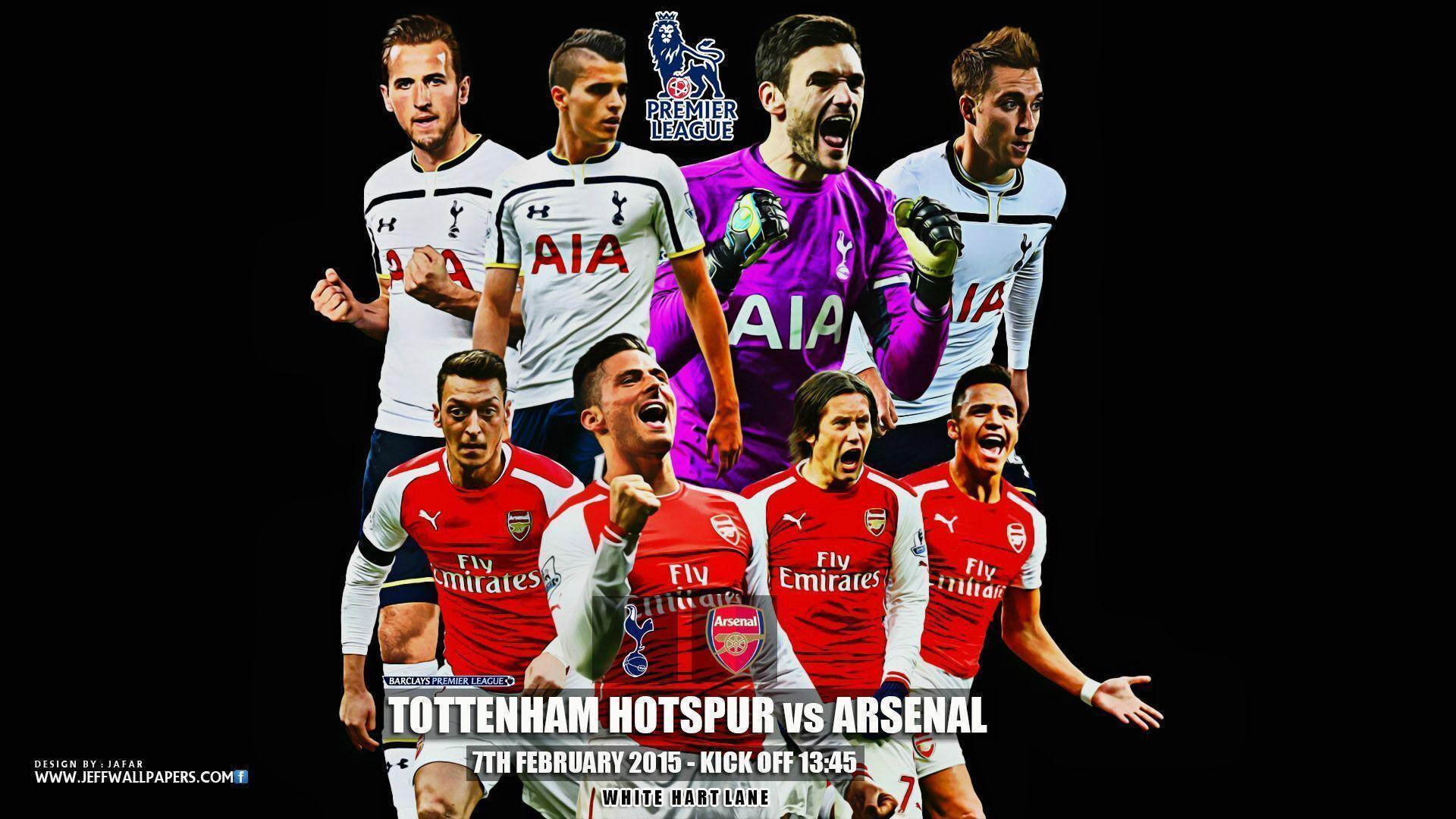 Tottenham Hotspur vs Arsenal FC 2015 Premier League Wallpaper Wide