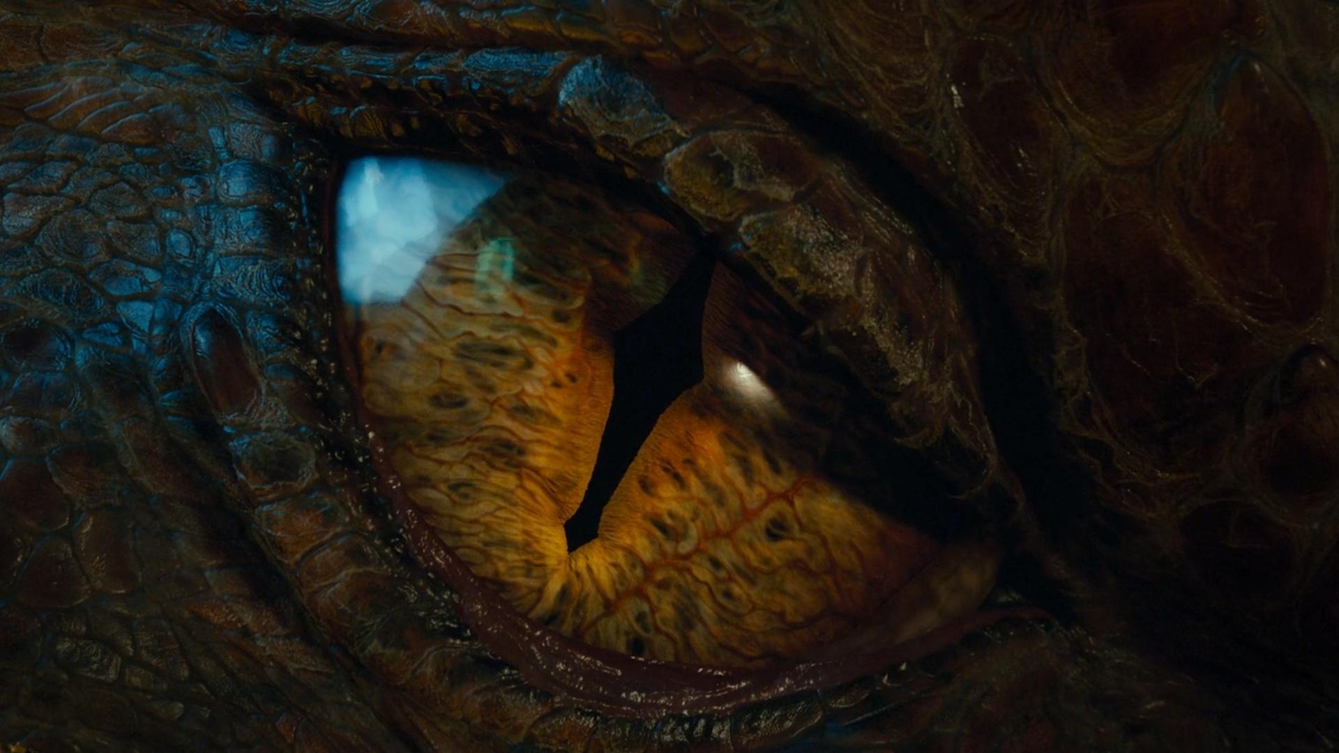 Eye of the dragon Hobbit Desolation of Smaug wallpaper