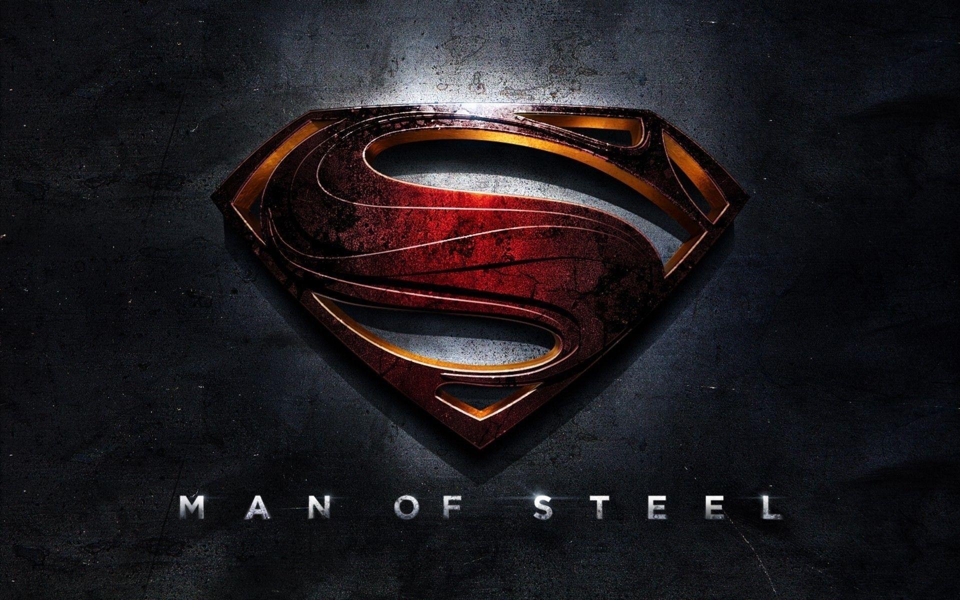 Superman Man of Steel Logo HD Wallpaper of Movie