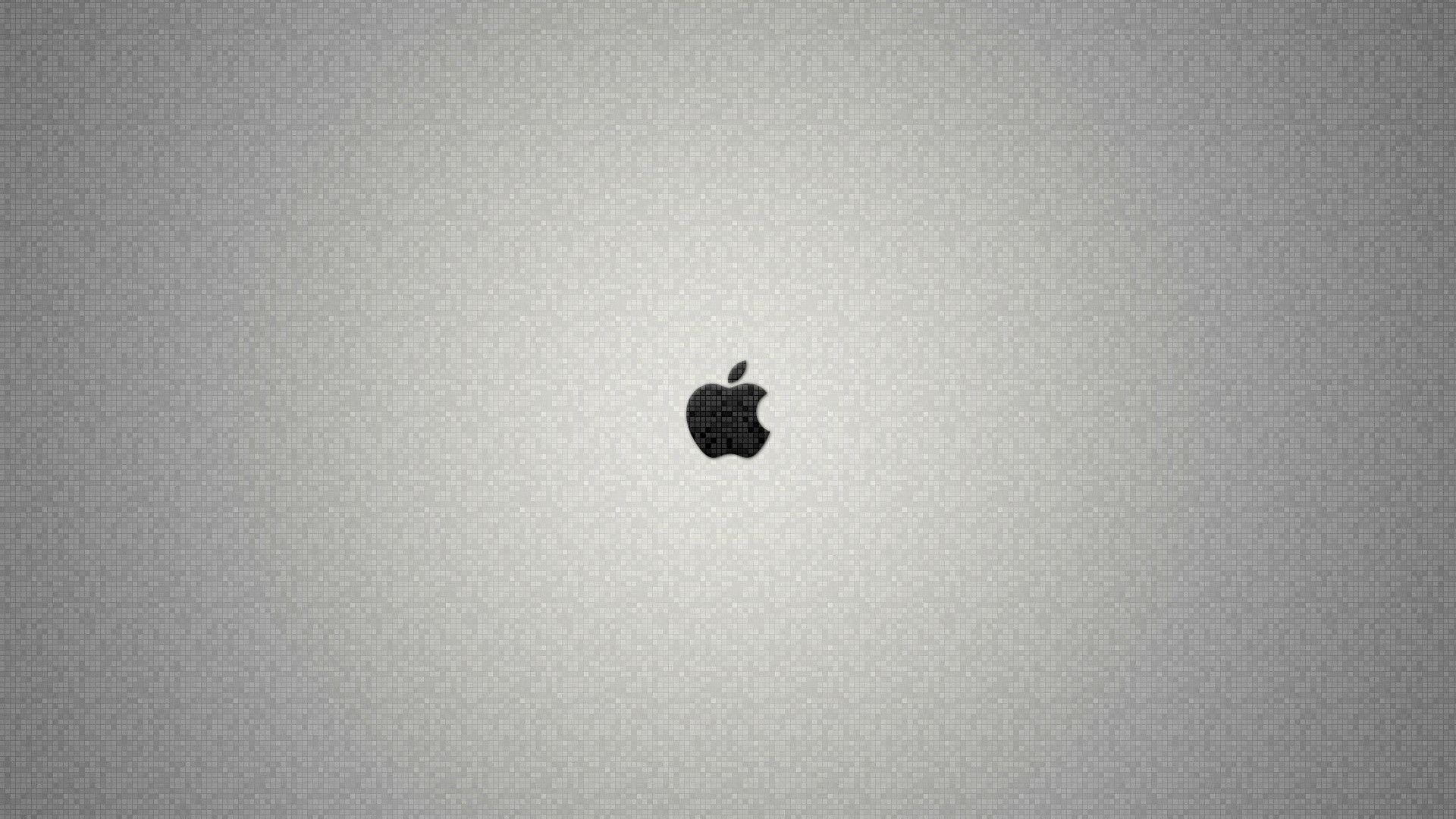 Apple Logo, pixel background / Brands / Screen Wallpaper