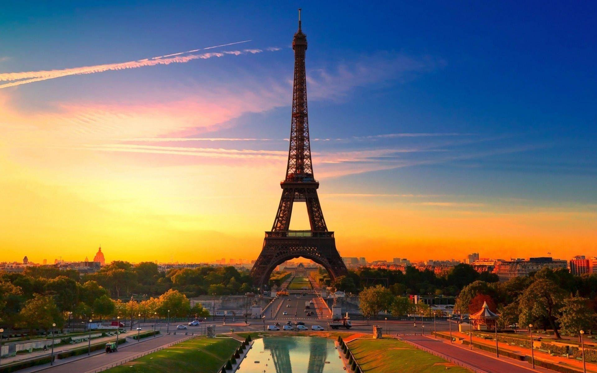 Most Popular Wallpaper Eiffel Tower Paris Fron Wallpaper