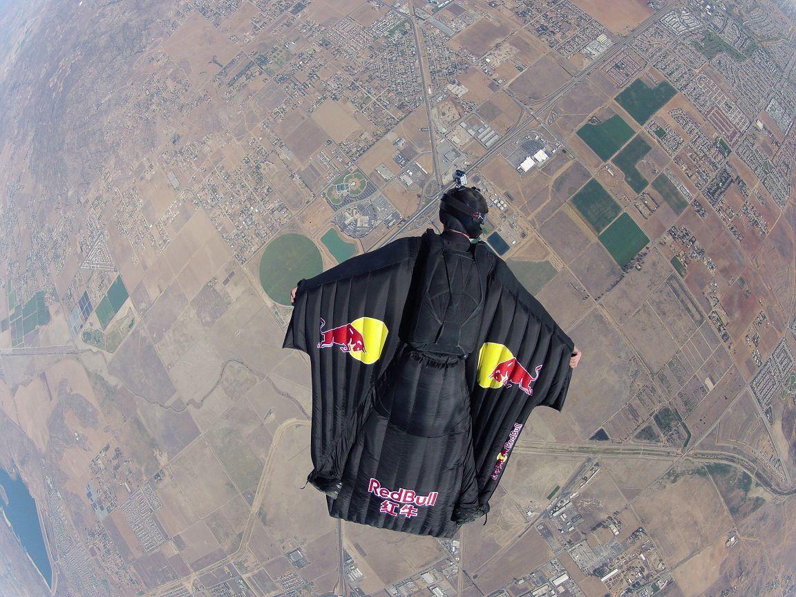 Skydiving Wingsuit Muzic World Wallpaper For Desktop, HQ