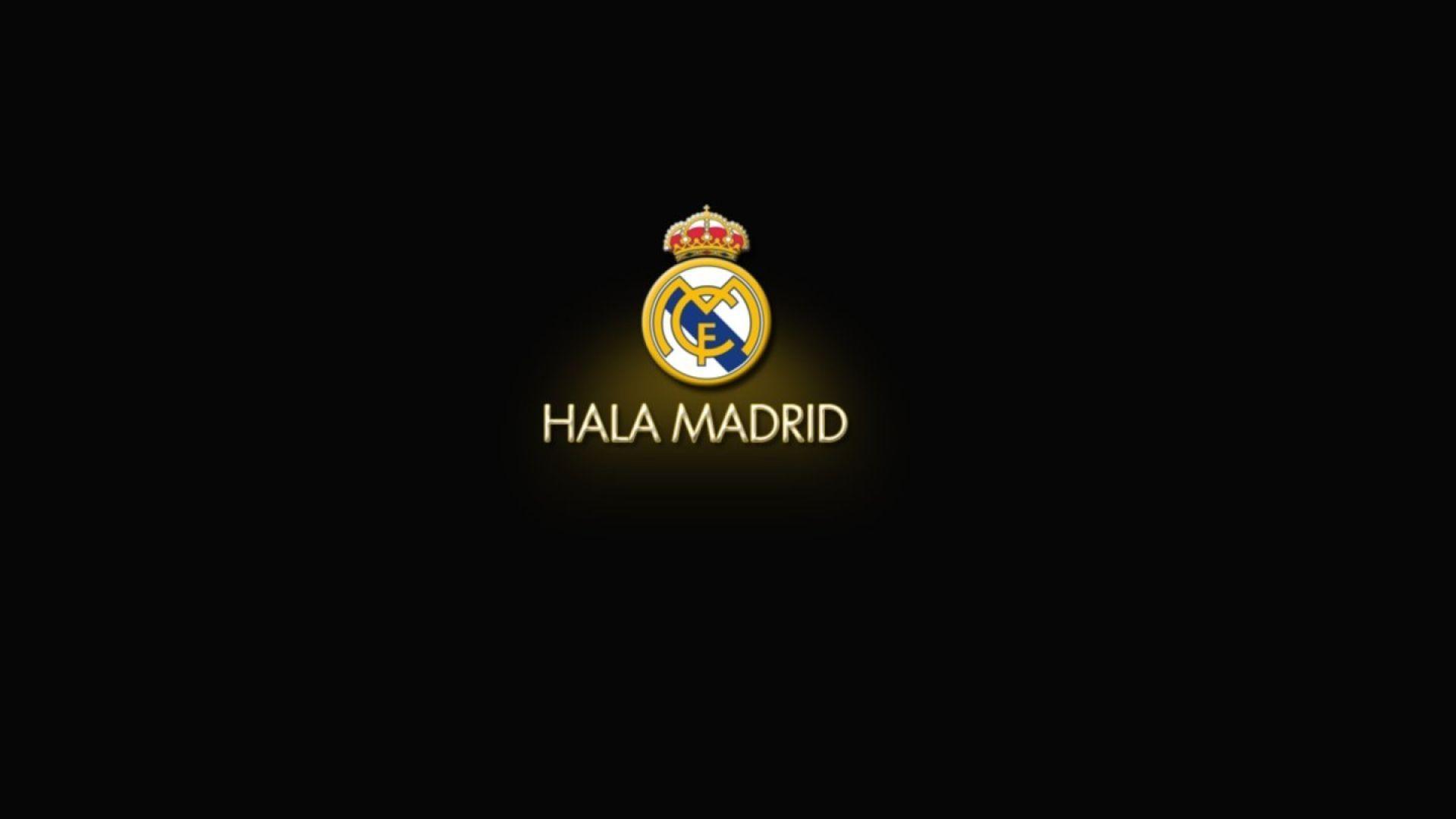 Real Logo Madrid Black Wallpaper Wallpaper. Cool