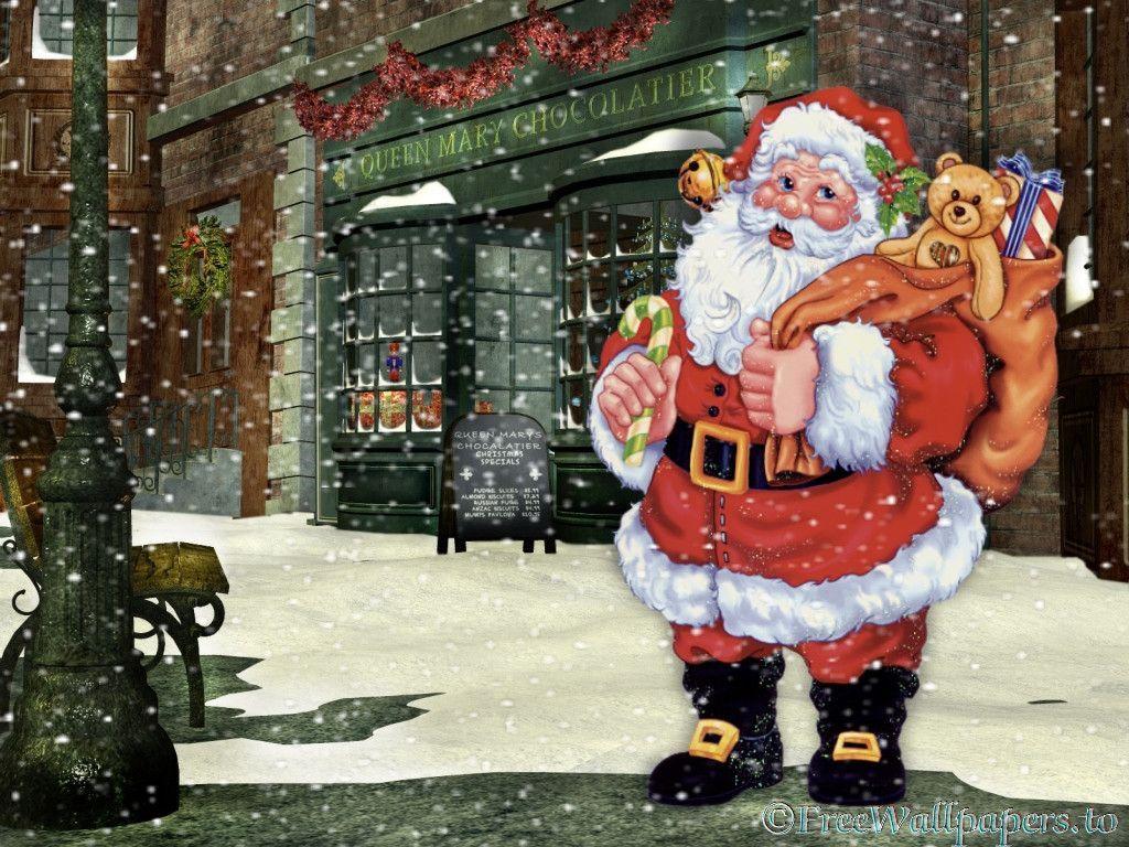 Santa Claus Wallpapers Free - Wallpaper Cave