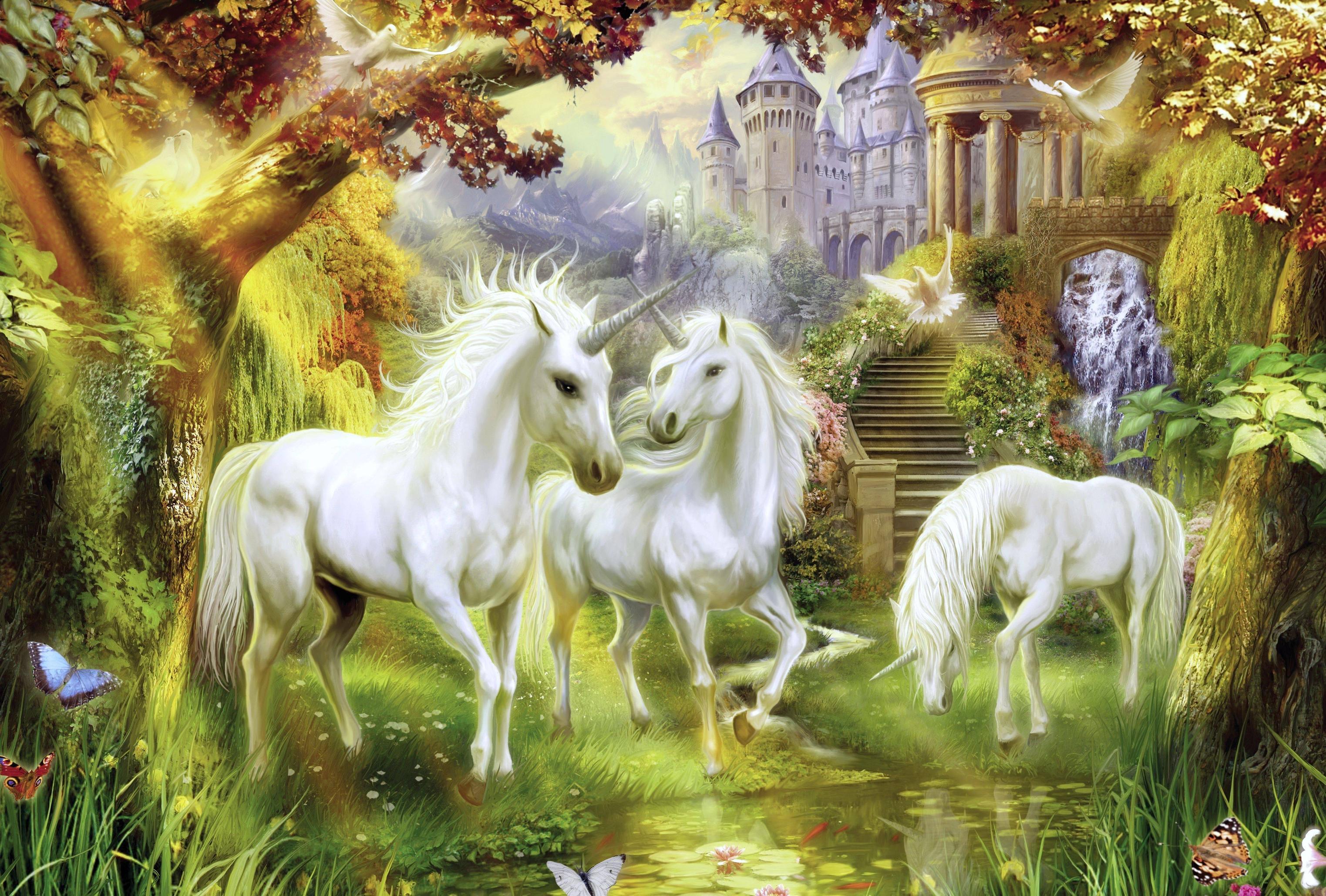 Wallpaper Magical animals Unicorns Fantasy, free desktop photo 300781