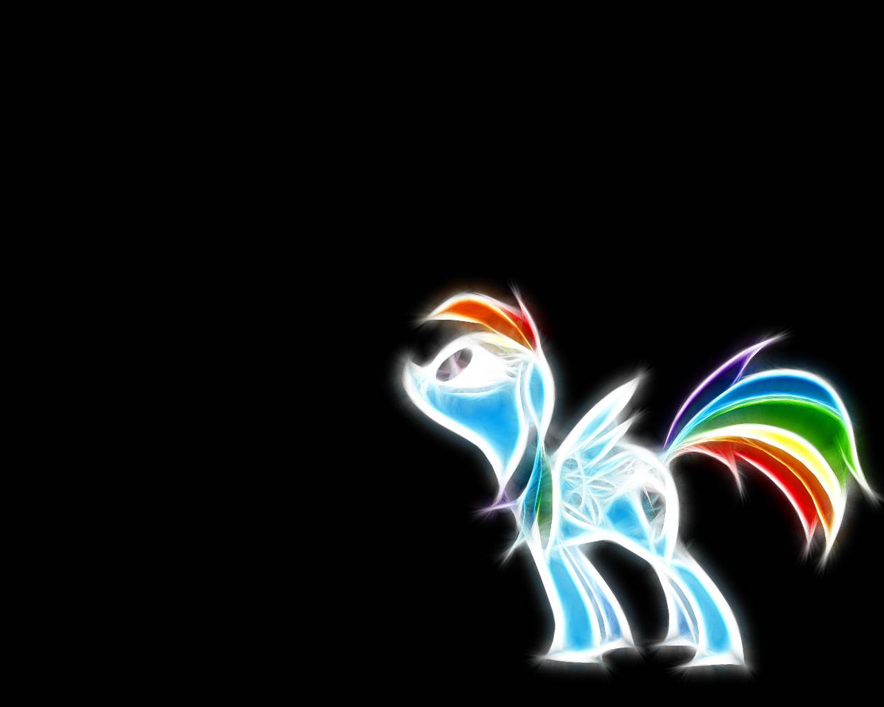 Rainbow Dash Neon Wallpaper Little Pony: Friendship is Magic