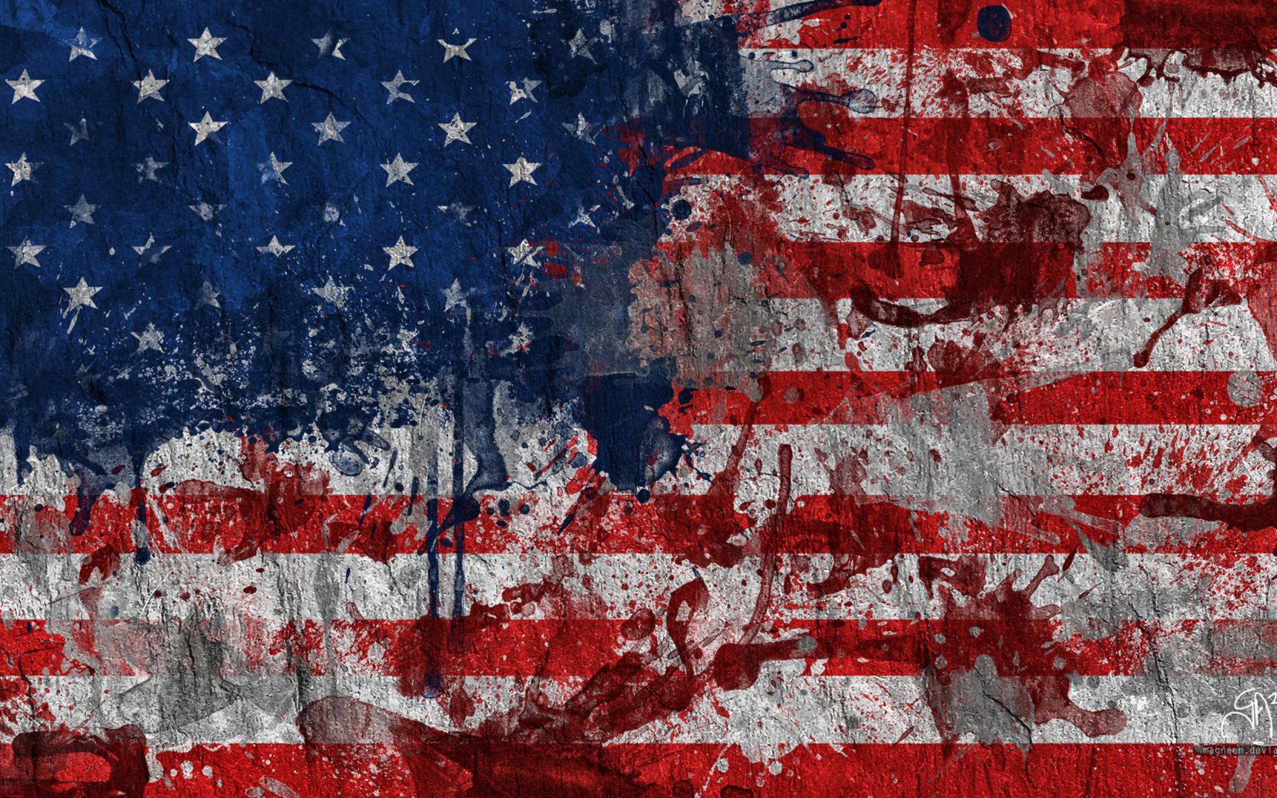 United States Abstract Flag Background Wide or HD. Artistic