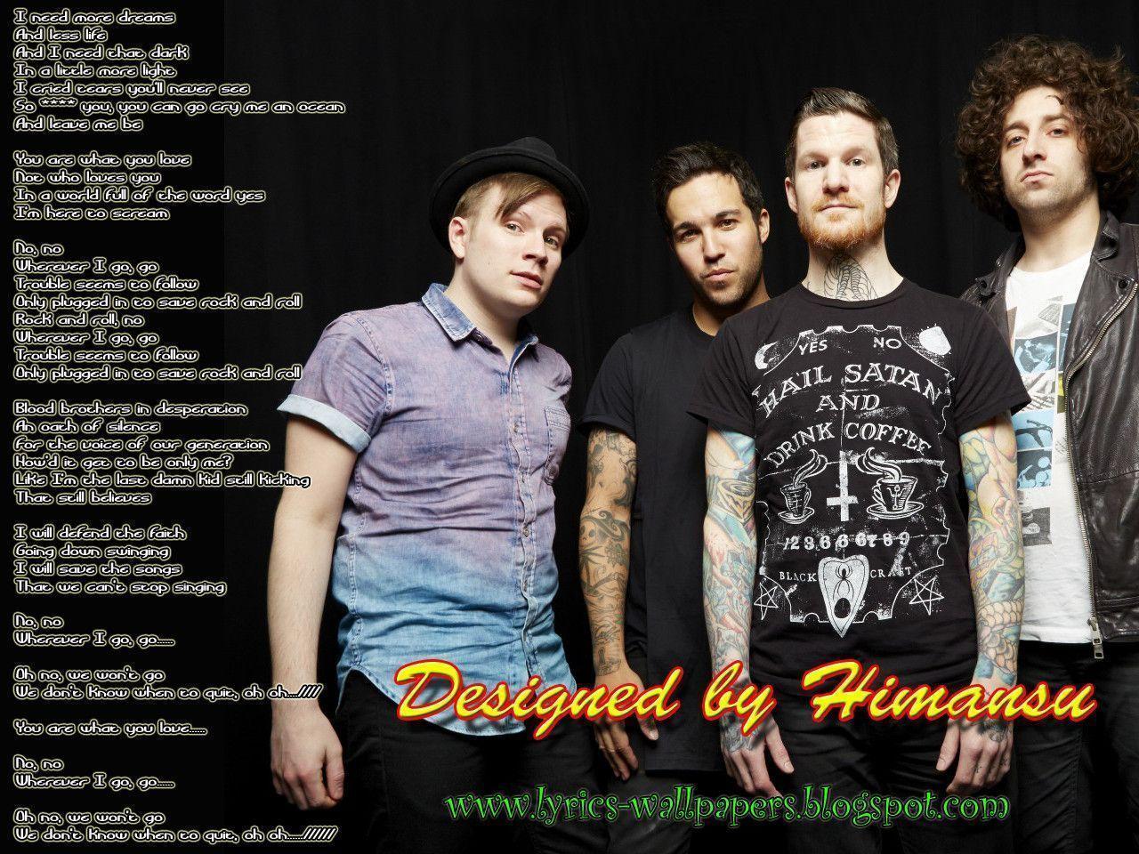 Fall Out Boy Wallpaper Save Rock And Roll. coolstyle wallpaper