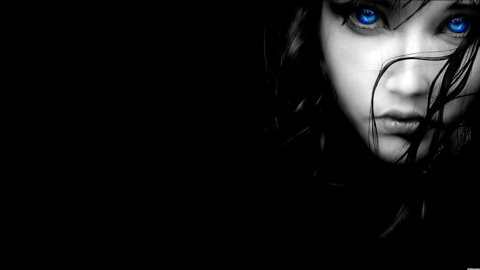 blue eyes girl color splash id 40401, Uncategorized