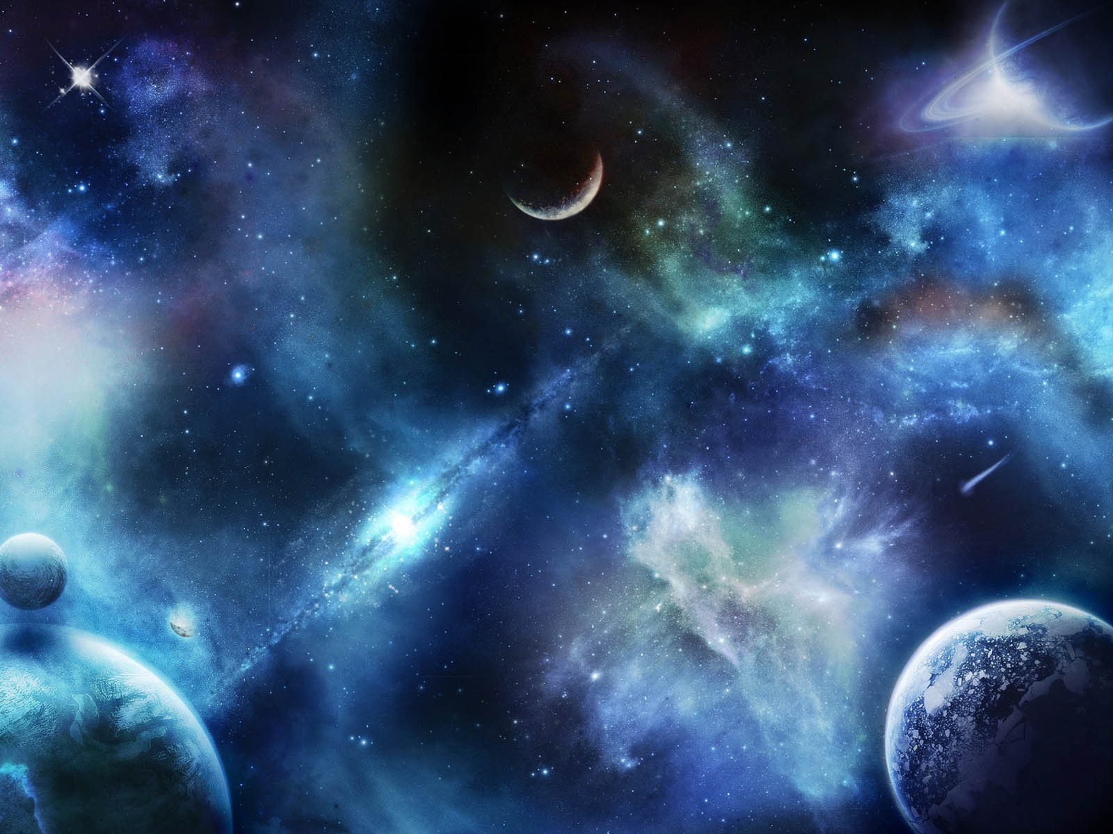 Outer Space Computer Background. Download HD Wallpaper