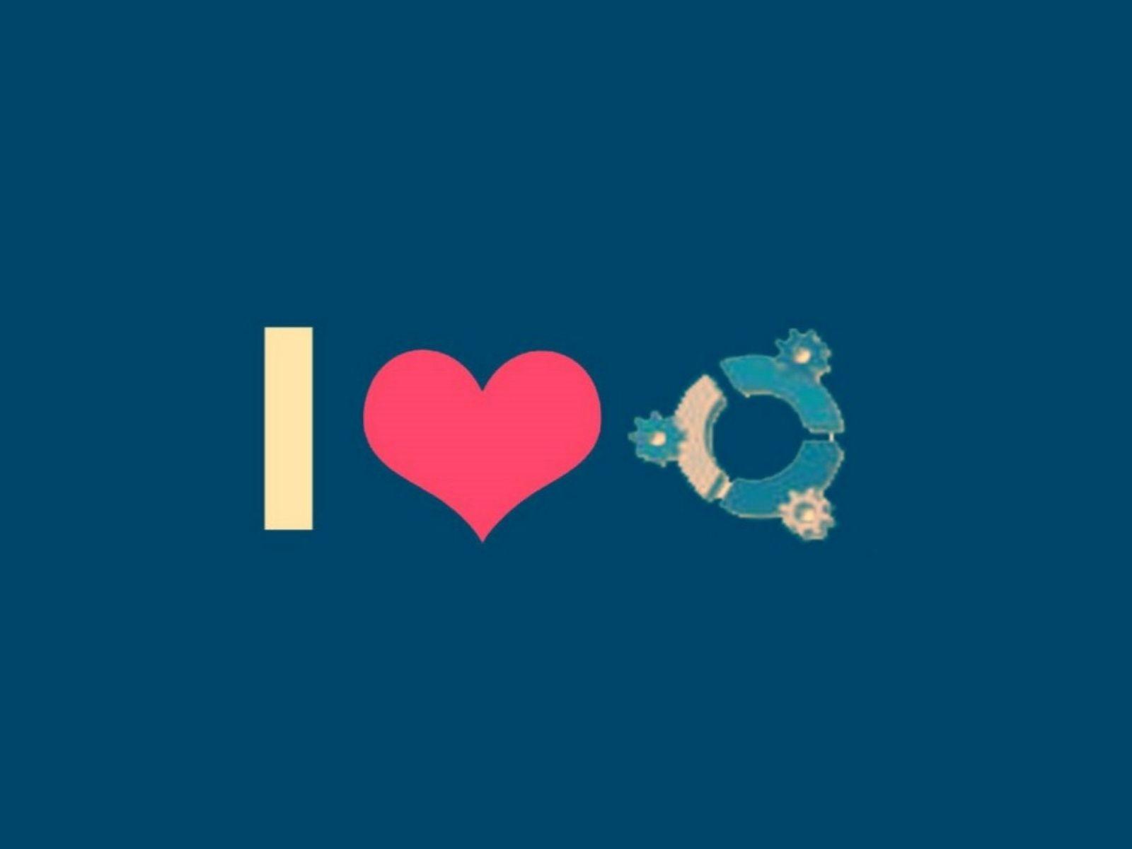 Kubuntu Wallpaper Love Is The Linux Answer