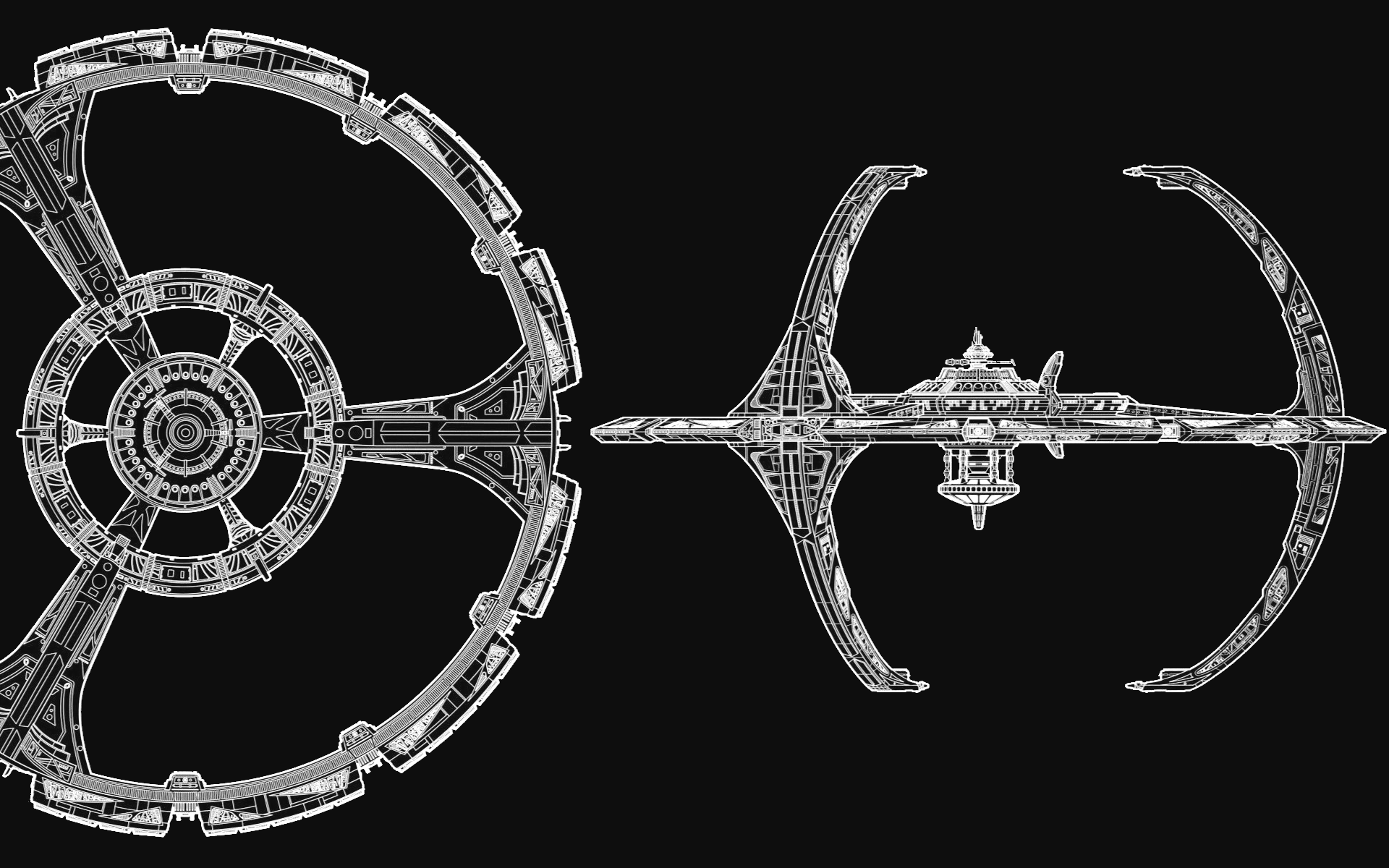 Pix For > Deep Space Nine Station Wallpaper