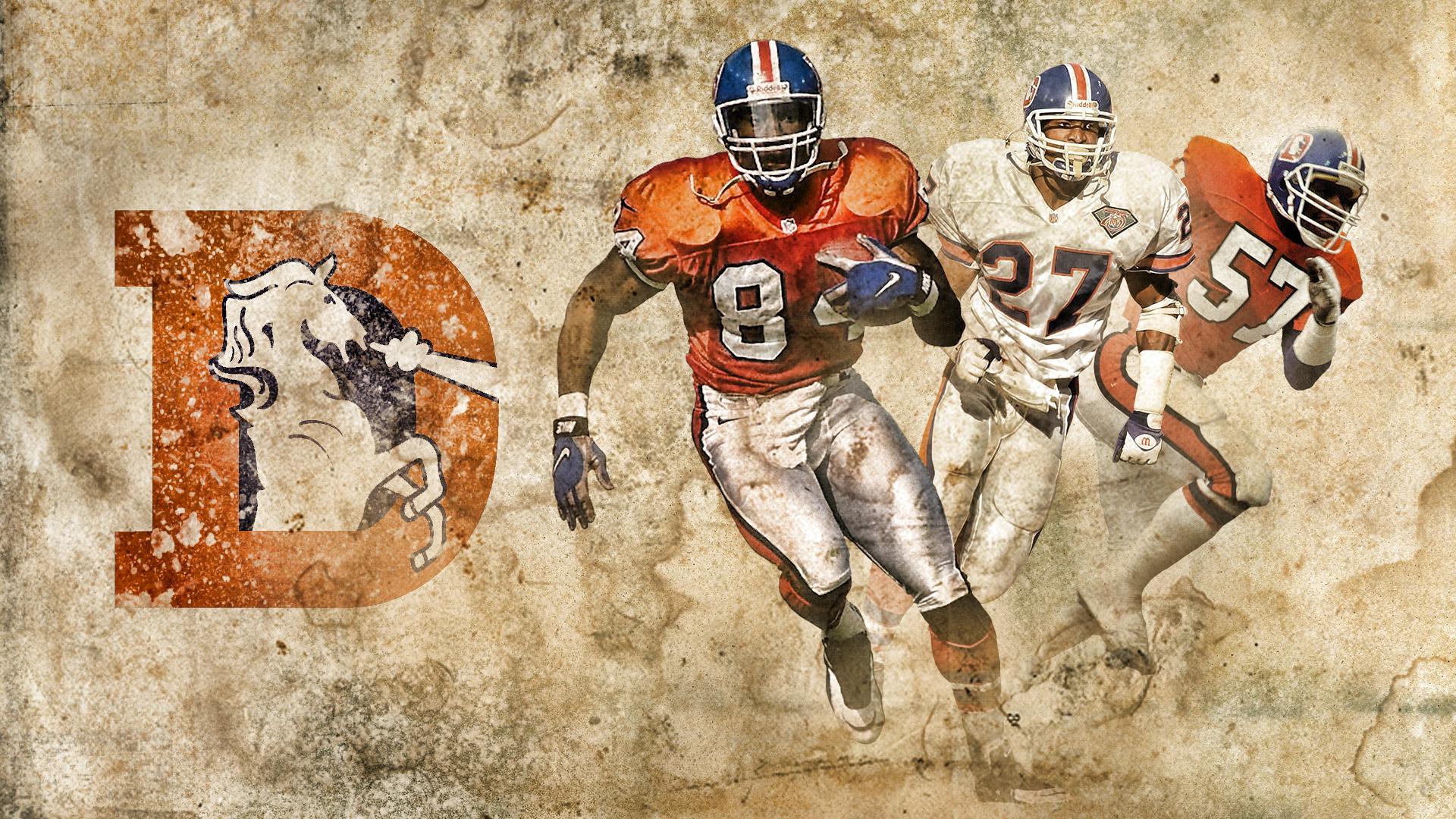image For > Denver Broncos Throwback Logo Wallpaper