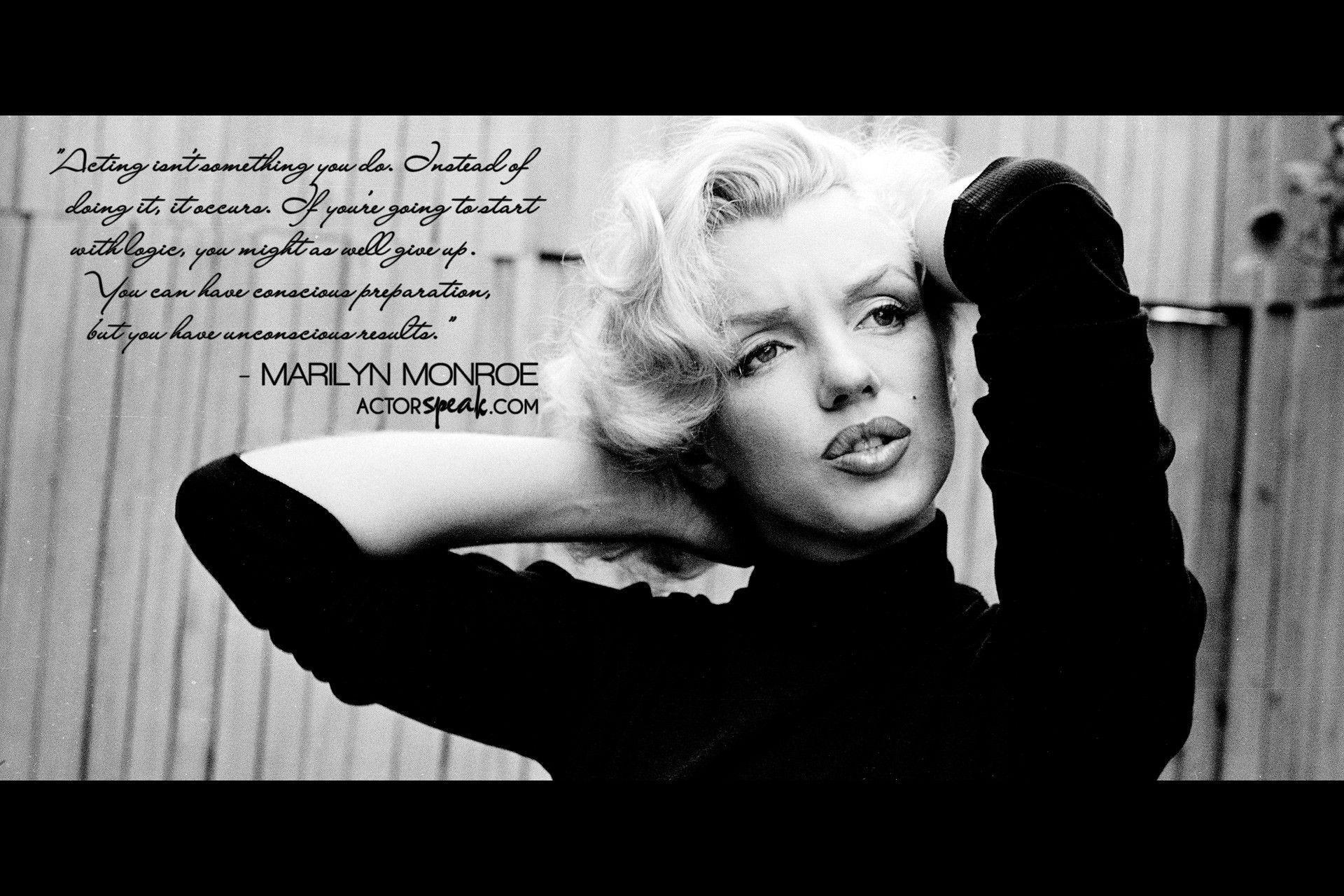 Marilyn Monroe Wallpaper Quotes