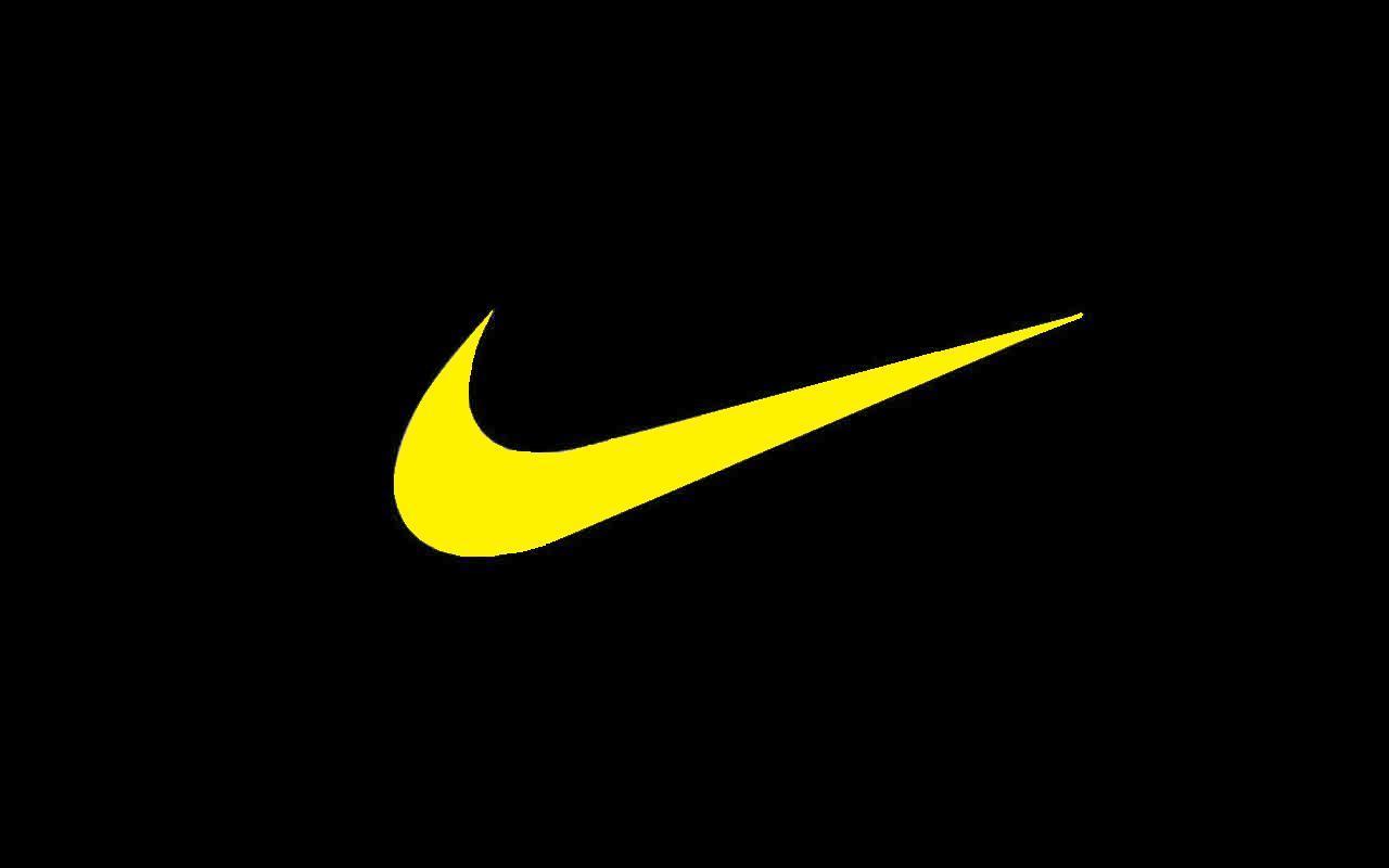 Nike Yellow Swoosh Check Abstract 3D And Cg wallpaper #