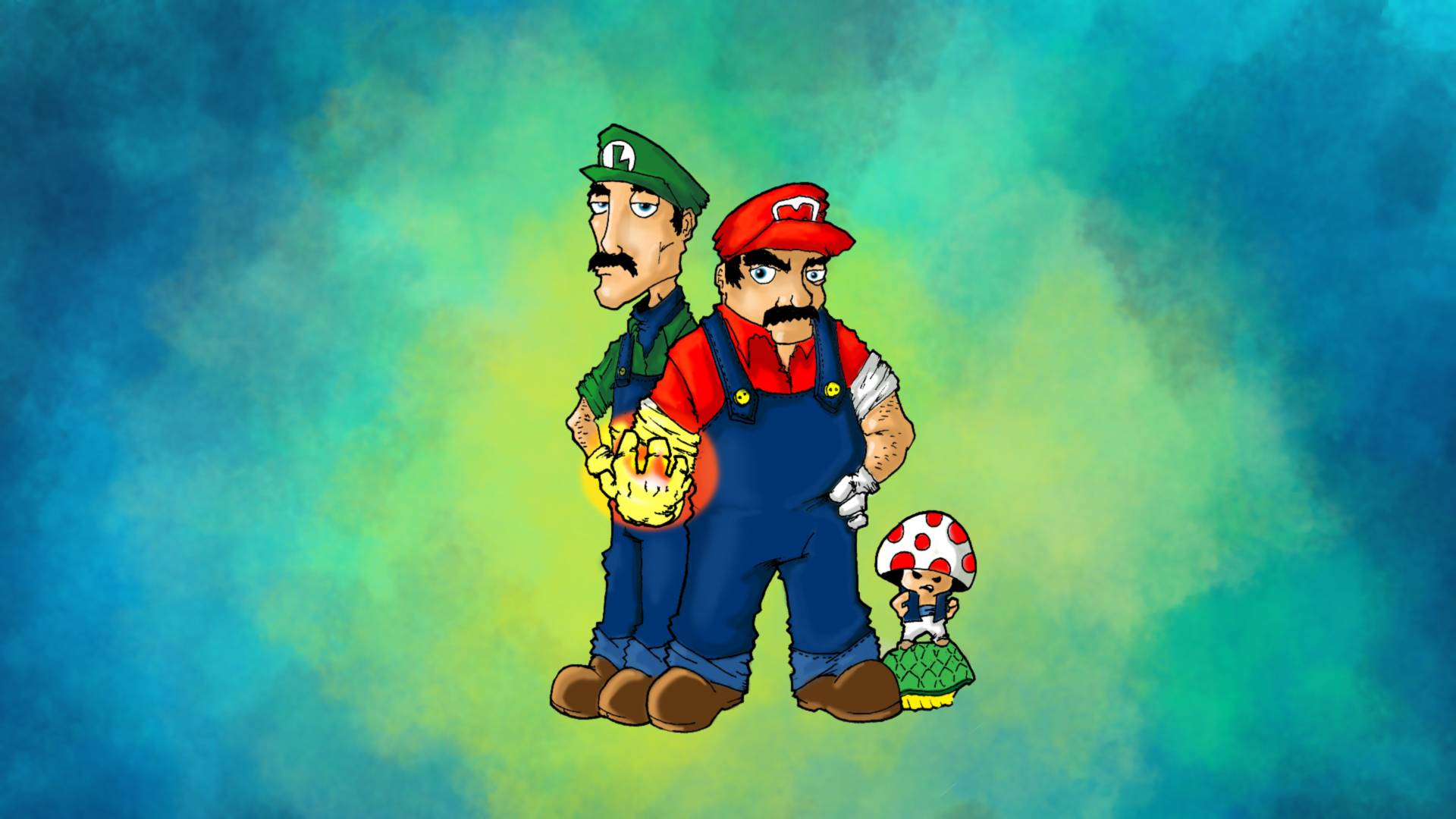 Luigi and Mario Mario Wallpaper