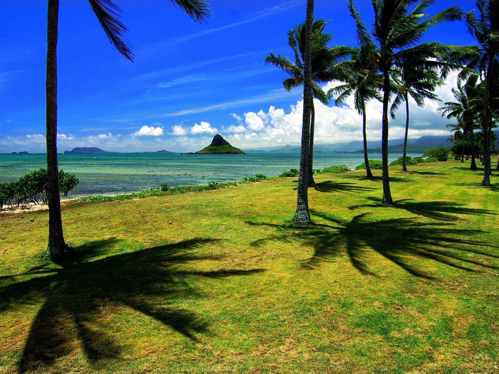 Chinamans Hat Oahu Hawaii free desktop background wallpaper