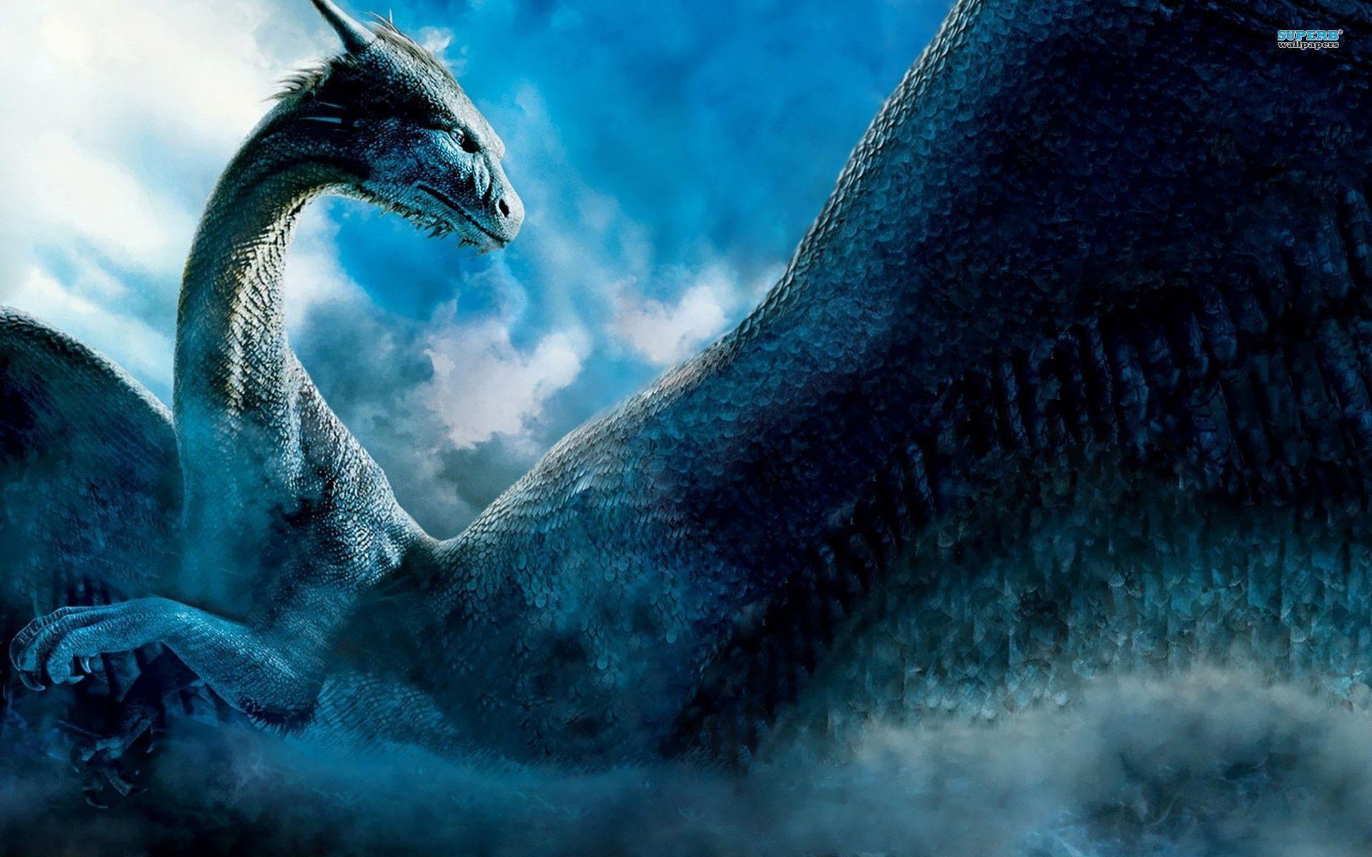 Wallpaper For > Awesome Blue Dragon Wallpaper
