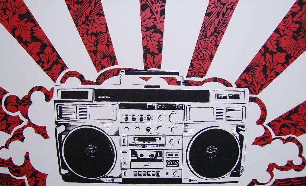 Boombox Graffiti Image & Picture