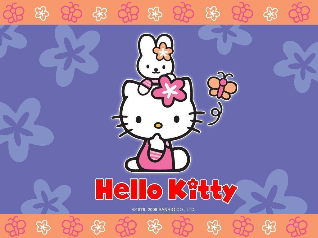 image For > Hello Kitty Easter Wallpaper