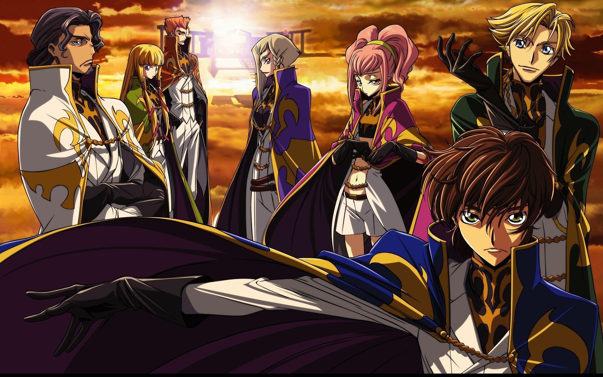 Code Geass Knights of Round Character HD Free Wallpaper