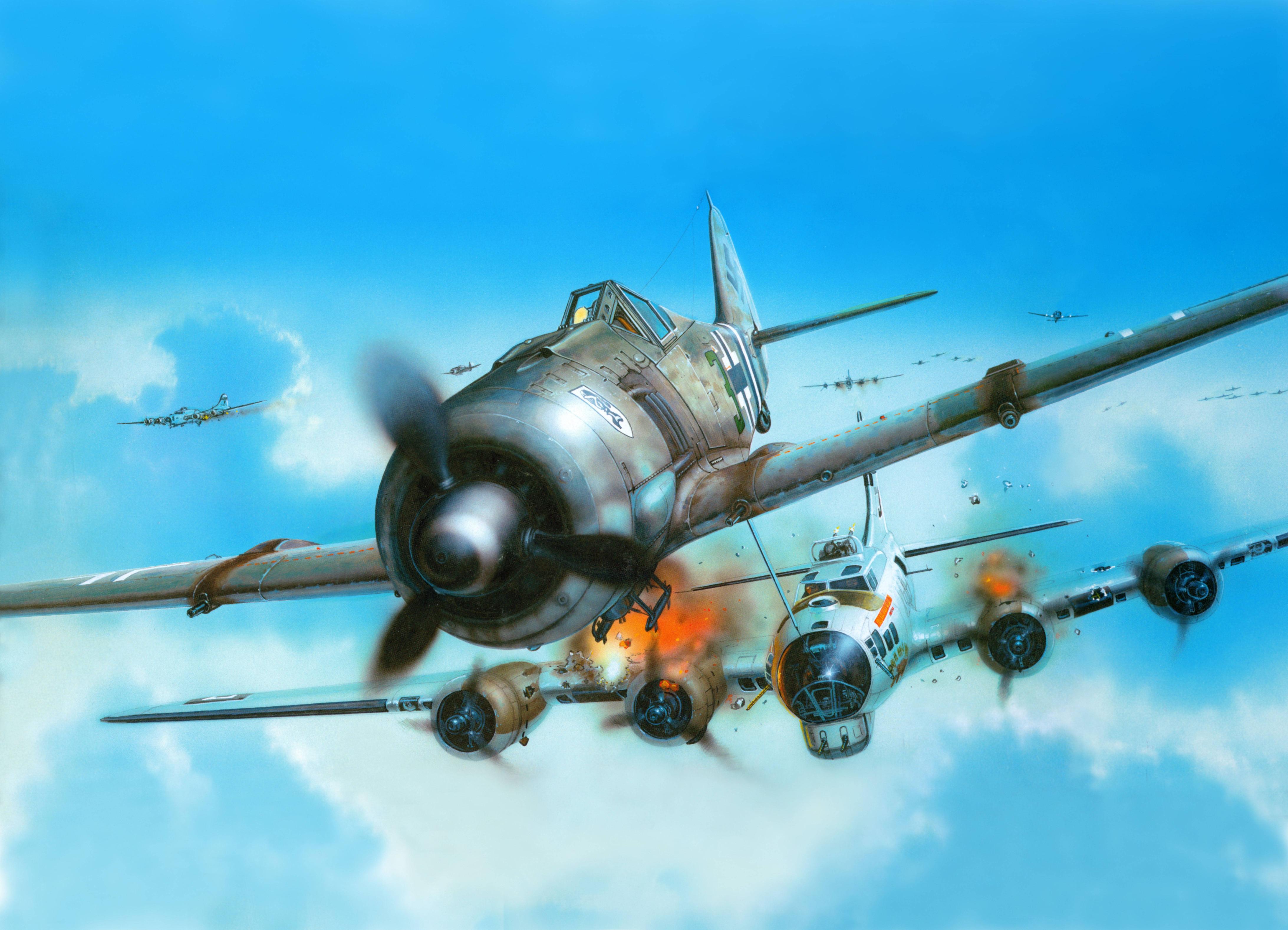 Download Wallpaper Picture, Plane, Fighter, Focke Wulf Free