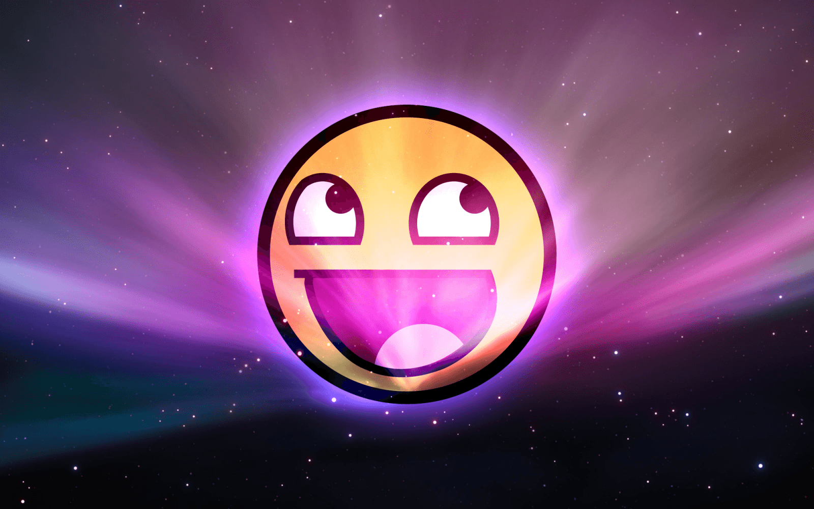 Wallpaper For > Awesome Face Space Background
