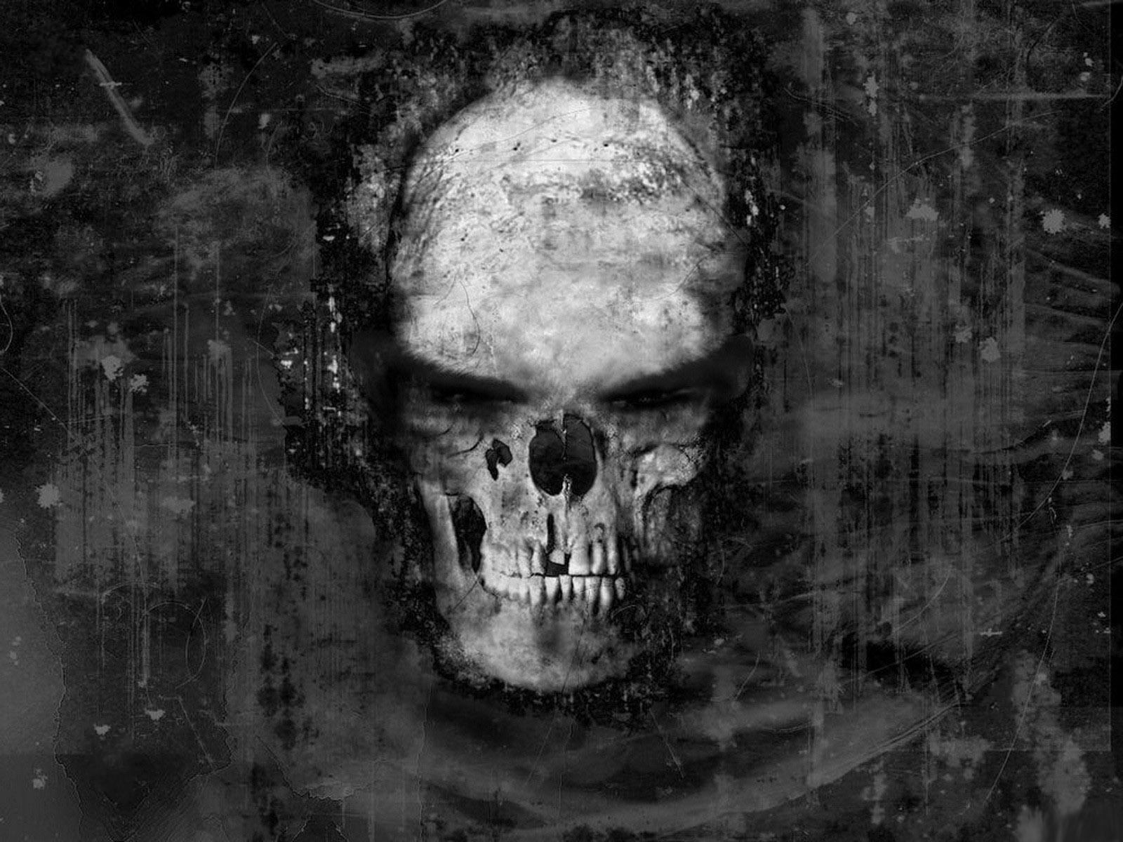 Wallpaper For > Cool Skulls Background