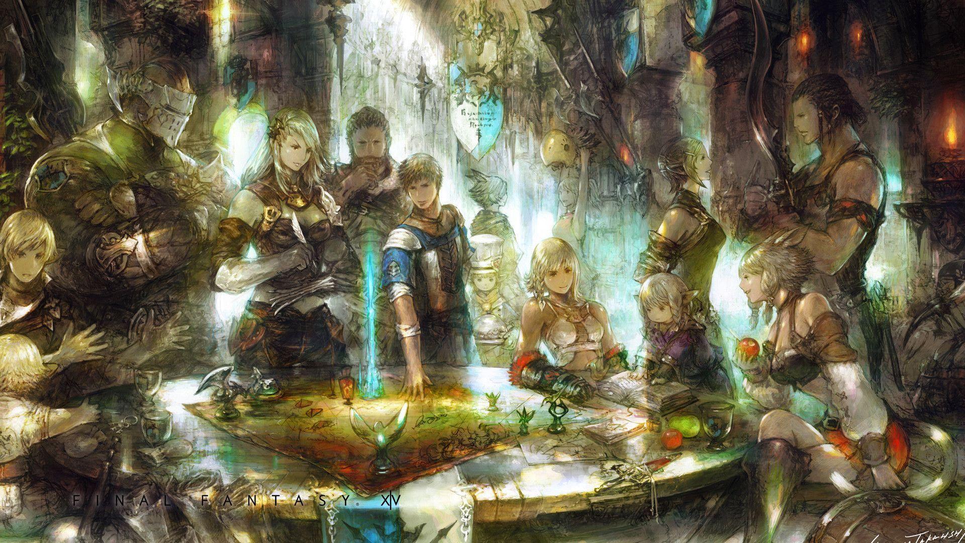 Disciples of the land, Mining, logging in Final Fantasy