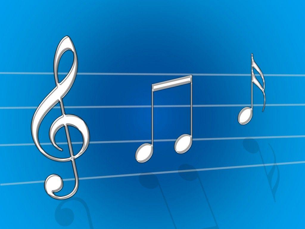 Blue Music Notes Background HD Picture 4 HD Wallpaper