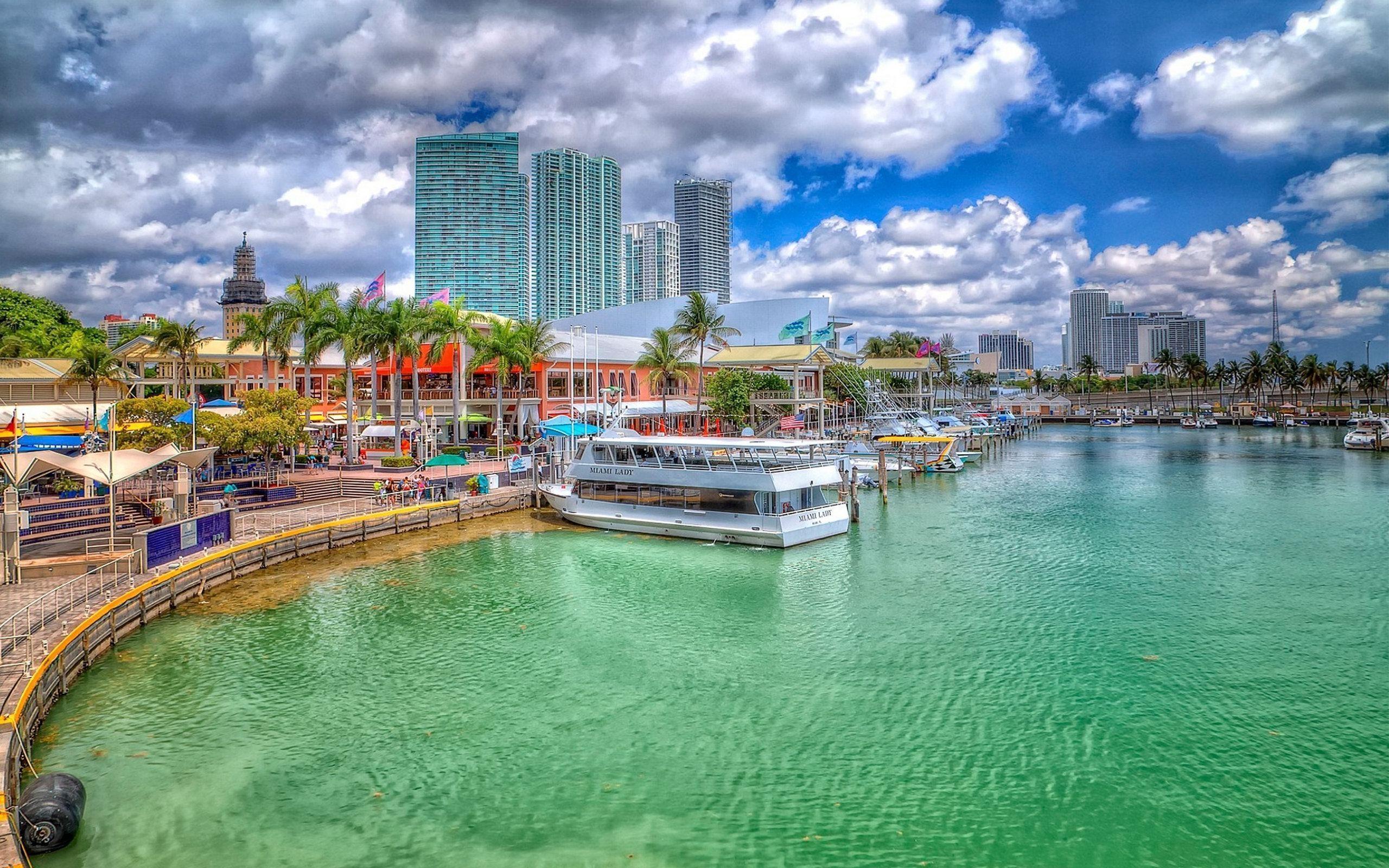 Florida Beach Marina HD Desktop Wallpaper. Genovic