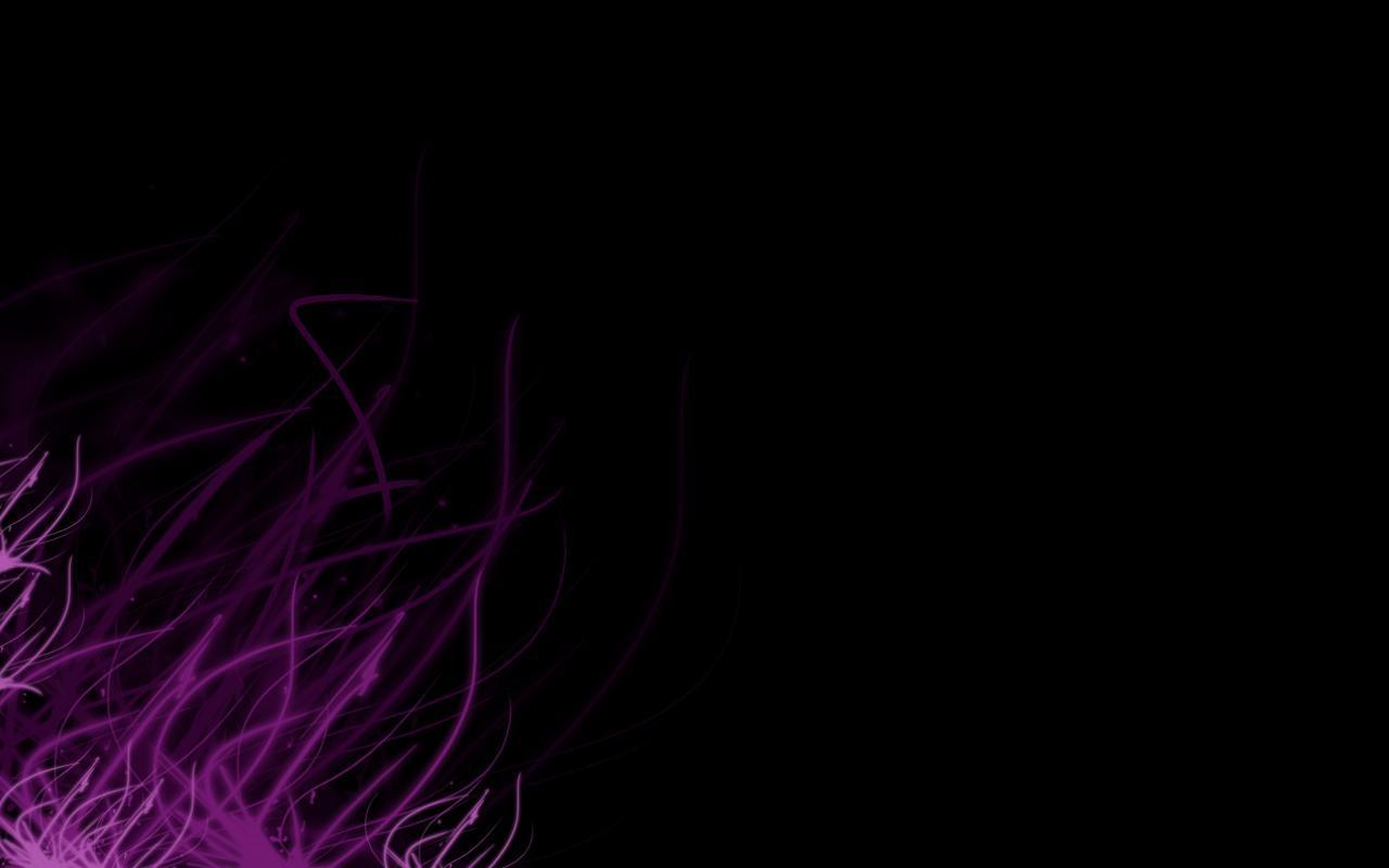 Purple Lines on Black, Desktop and mobile wallpaper