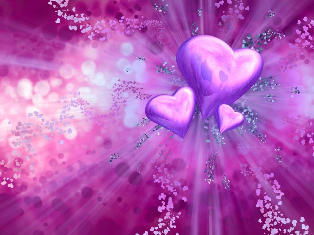 Purple love hearts wallpaper Wallpaper Wallpaper 640