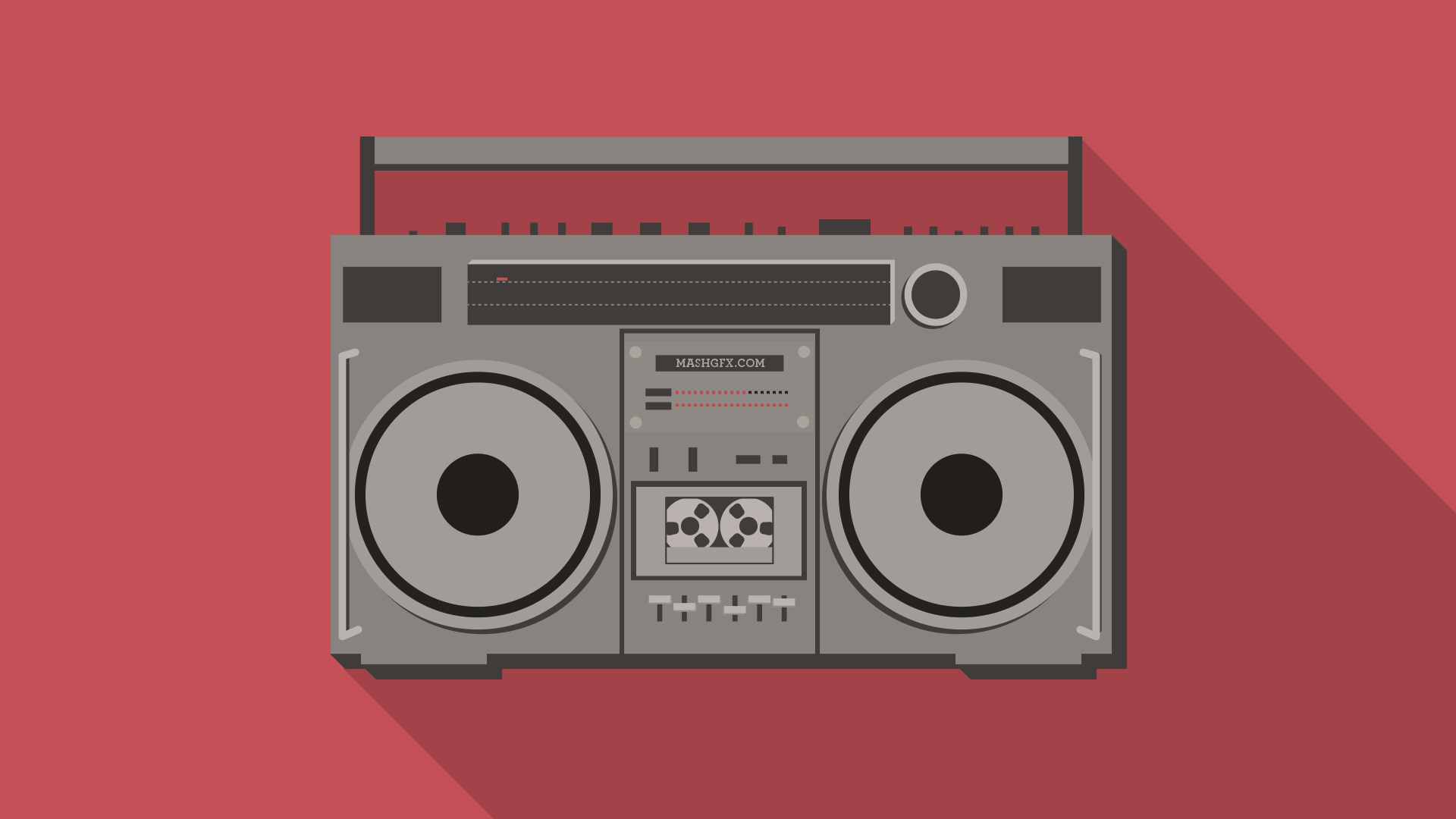 Boombox / Music / Desktop HD, iPhone, iPad Wallpaper