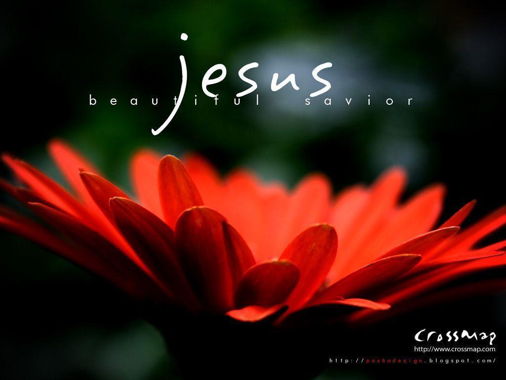 Christian Quote: JESUS! Beautiful Savior Wallpaper